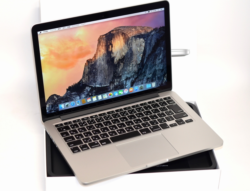 MacBook Pro買取ました！Retina,13-inch,Mid 2014 MGX82J/A-MacBook Proの買取はオンラインMac買取ストア