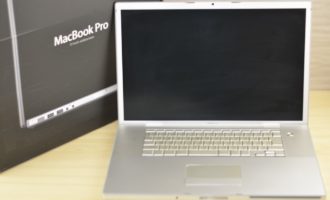 MacBook Pro買取ました！17-inch Early 2008 壊れたMacBook Proの買取はオンラインMac買取ストアにお任せください！