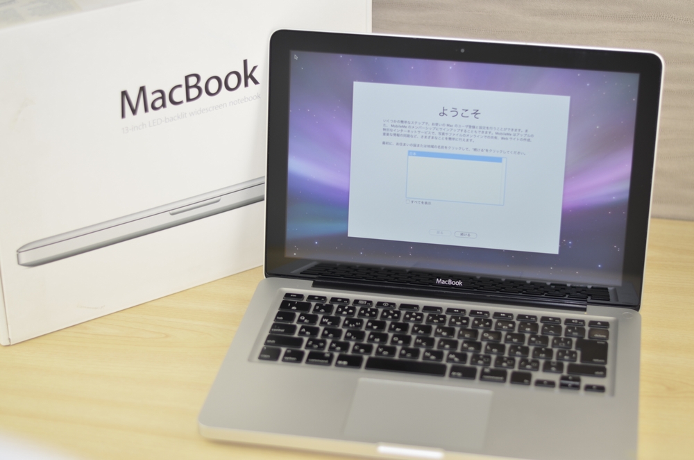MacBook買取ました！13-inch,Aluminum Late 2008 MB466J/A 