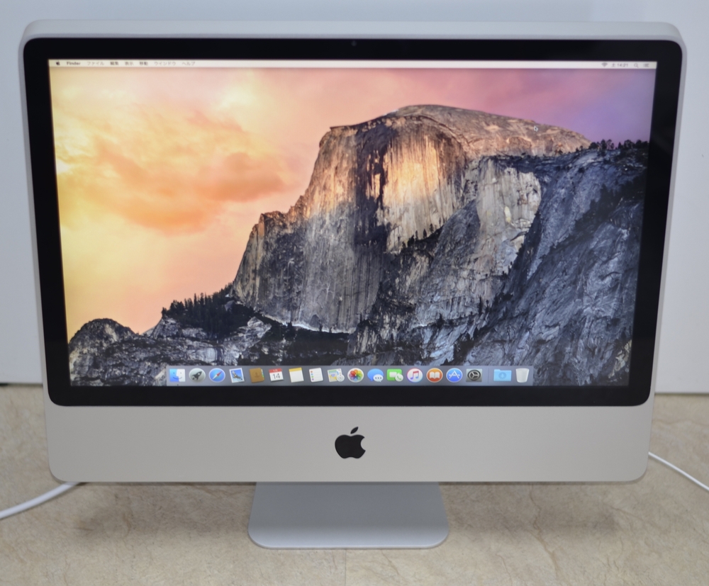 iMac 24インチ A1225（MB418J/A）現状品