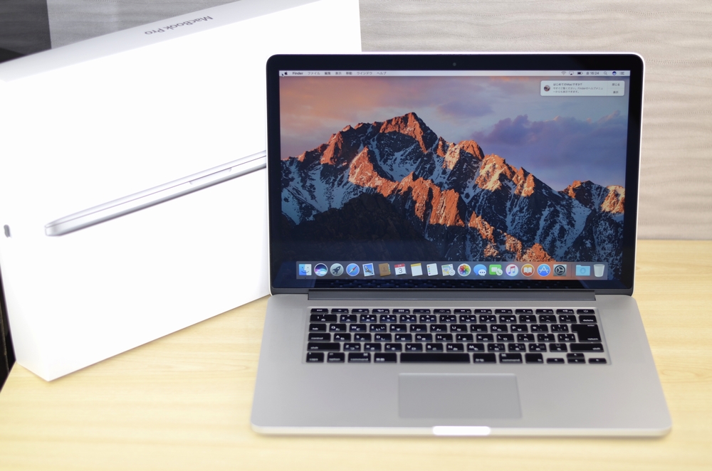 MacBook Pro買取ました！15インチ Retina Mid 2012 Core i7 CTO,Macの買取は、オンラインMac買取ストアにお任せください！