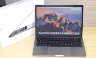 MacBook Pro買取ました！CTO 13-inch Late 2016, 4 TBT3 Touch Bar Core i7