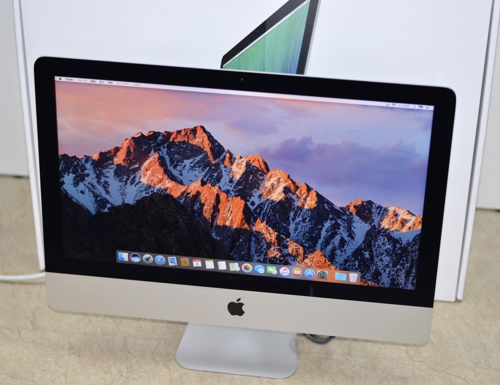 iMac買取ました！21.5-inch,Mid 2014 MF883J/A Core i5、実際の買取金額が高いのはオンラインMac買取ストア！